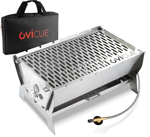 ovicue Grill | Mobiler Steck-Gasgrill –...