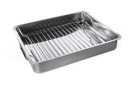 IKEA Koncis Ofenform mit Rost, Edelstahl,...