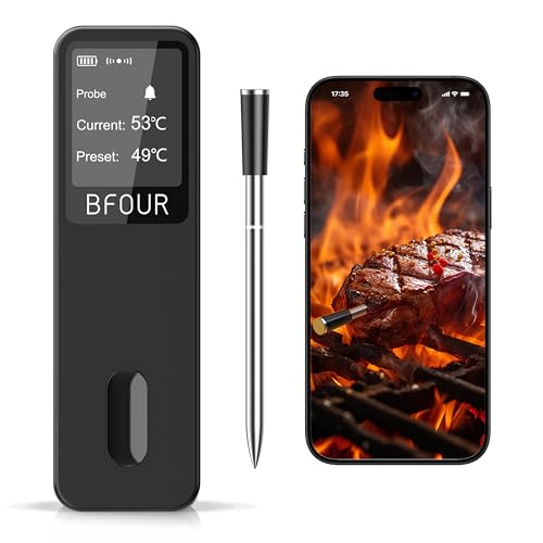 BFOUR Fleischthermometer Kabellos...