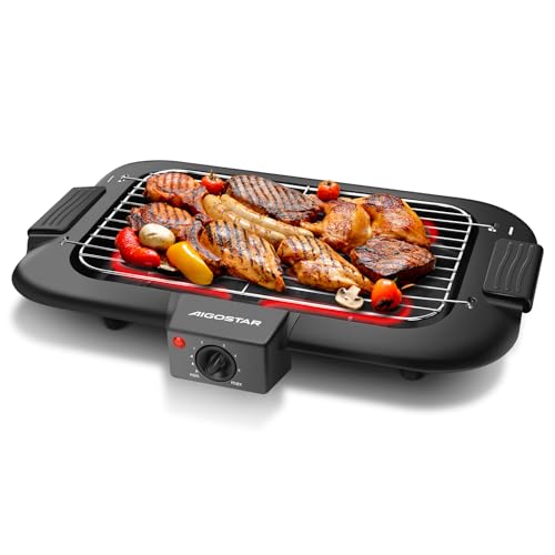 Aigostar Rauchfreier Tischgrill Barbecue...