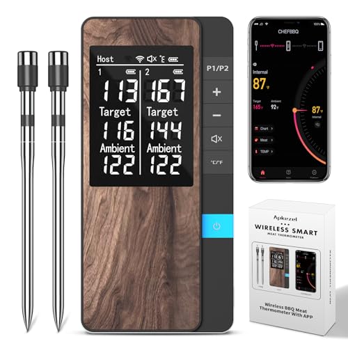 Fleischthermometer Kabellos, Apkezel...