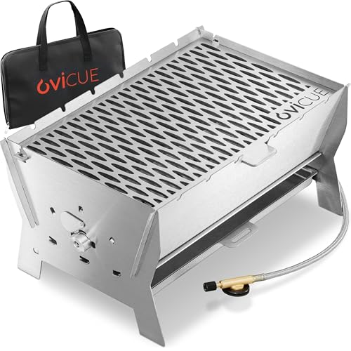 ovicue Grill | Mobiler Steck-Gasgrill –...